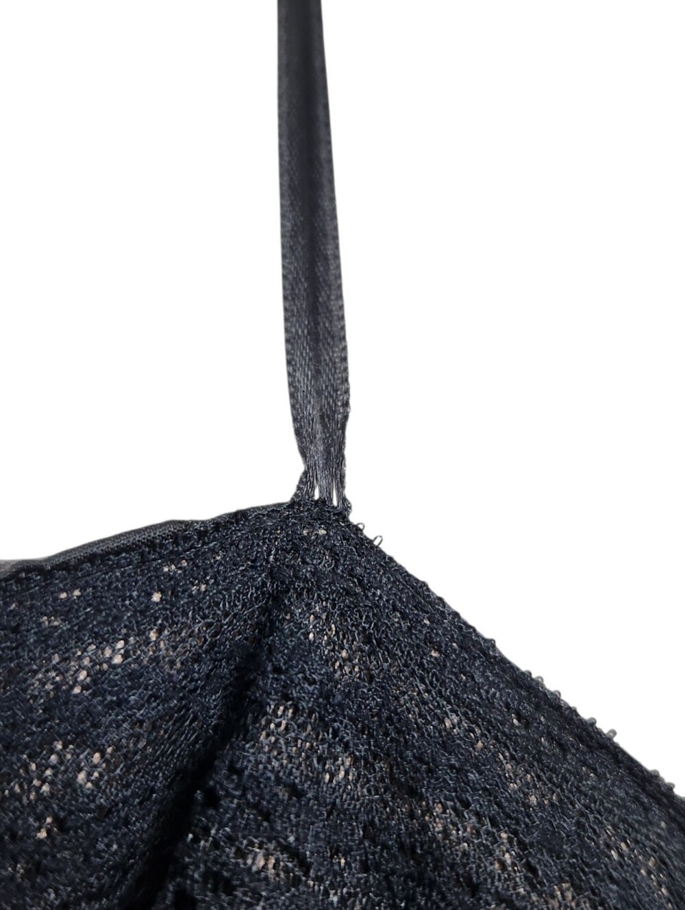 BCBGMaxAzria Black Silk Ostrich Feather Fringe Cocktail Dress LBD Womens Size 8 - Picture 14 of 15